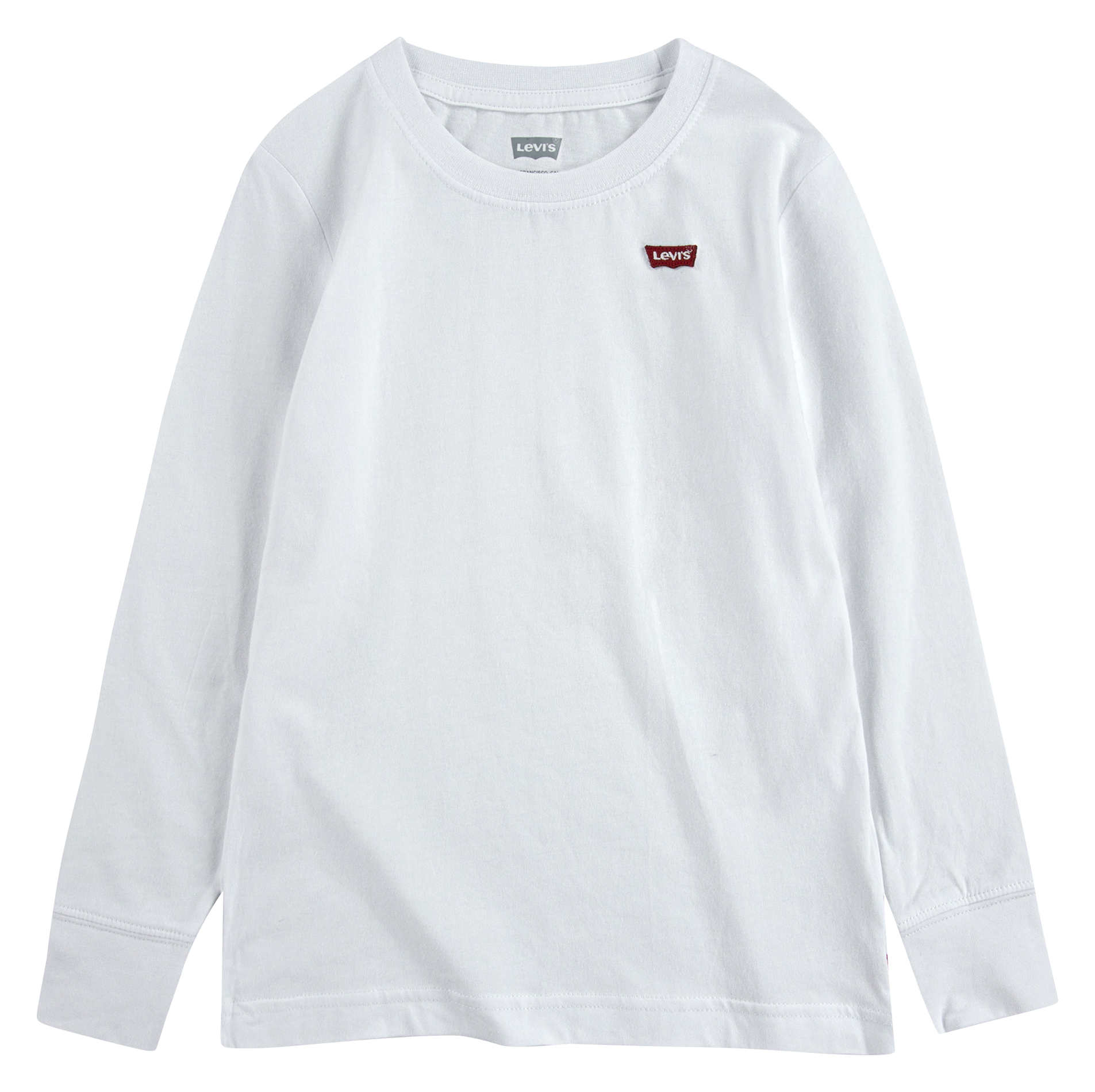Tee-shirt col rond en coton mélangé | Blanc