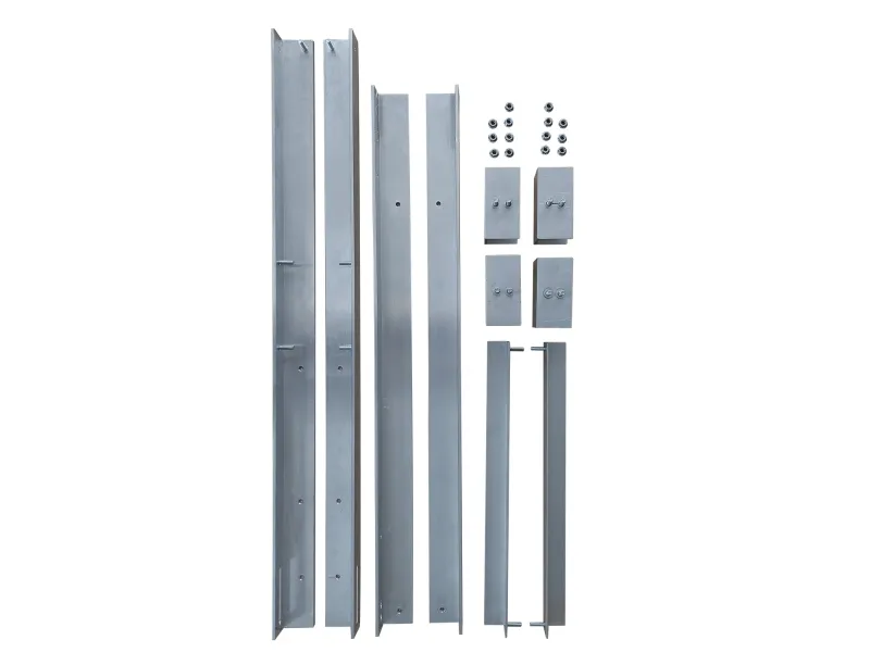 Technaxx BALCONY POWER, Stangmontering til solcelle, Aluminium, Vægmonteret, Grå, DGS, 1050 mm