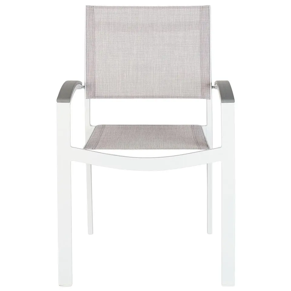 PERETA - Tuinset voor 8 - Grijs - Polyester