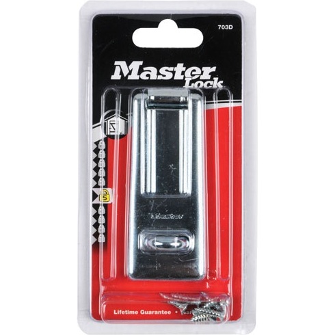 Moraillon - porte cadenas en acier  - 89 mm - gris