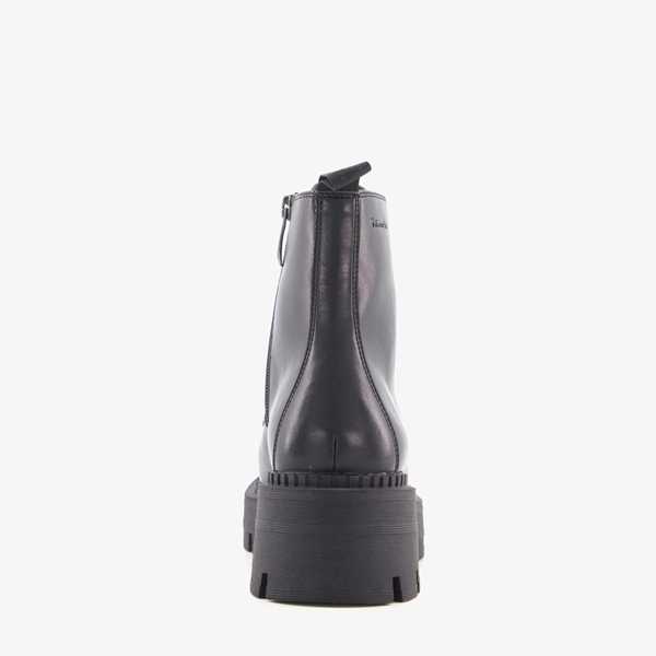 Tamaris dames veterboots met plateauzool zwart