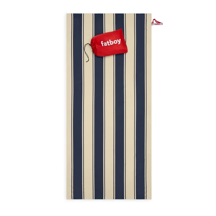 Fatboy - Beach Baggy Strandtuch XL, navy gestreift