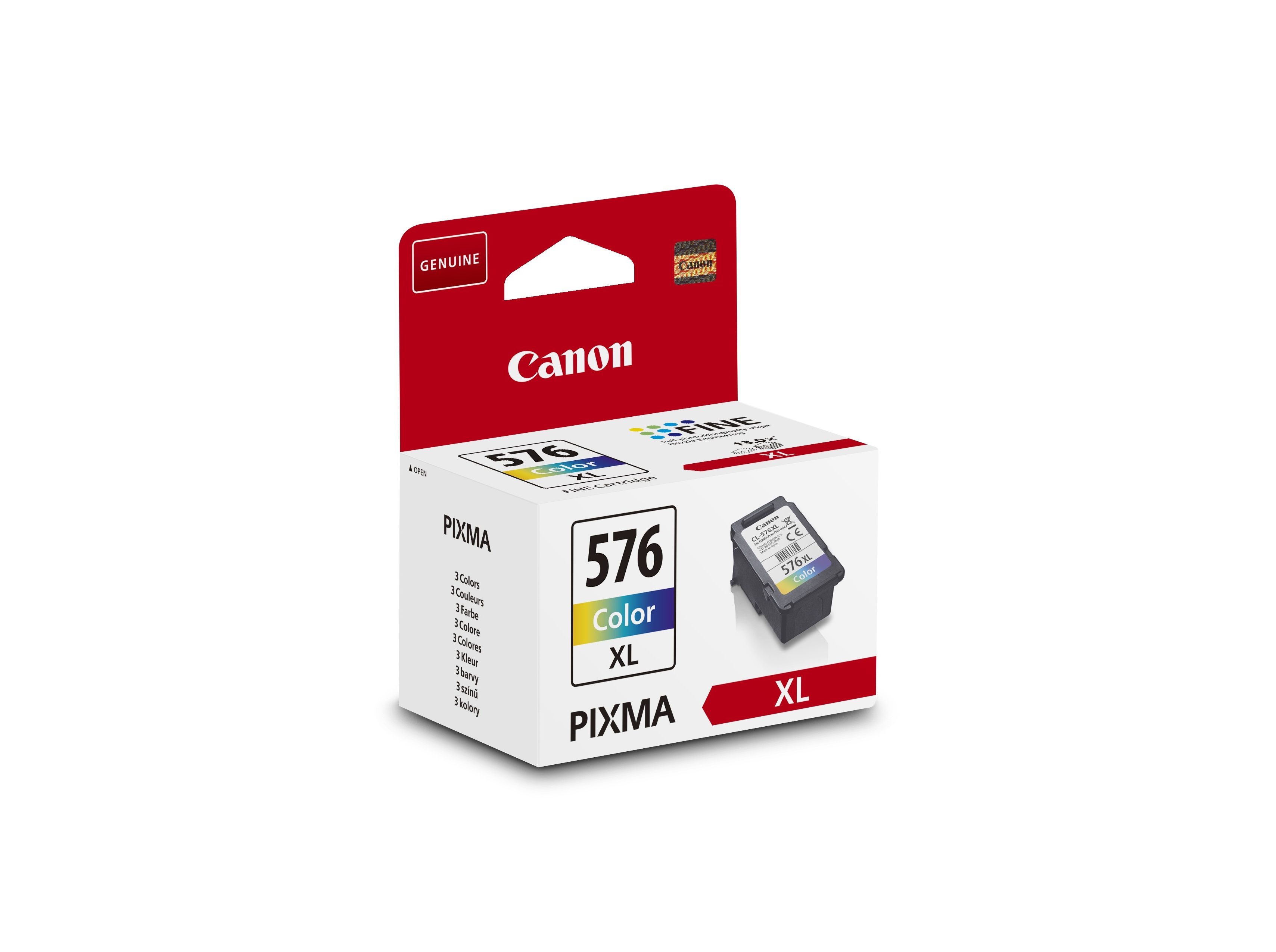 TINTEIRO ORIGINAL CANON CL-576XL EUR CORES