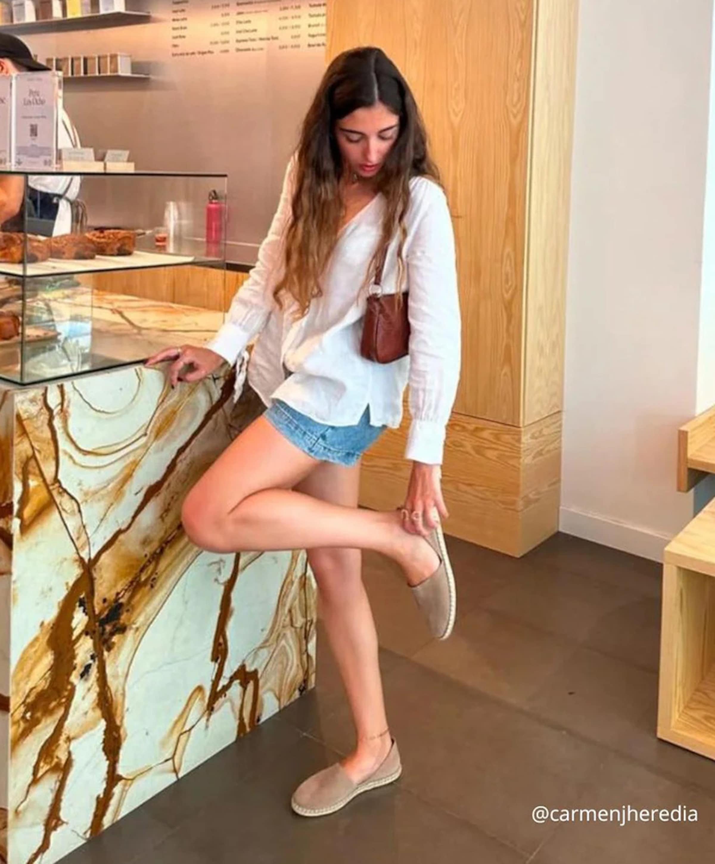 Verbenas CARMEN SERRAJE dames espadrilles bruin