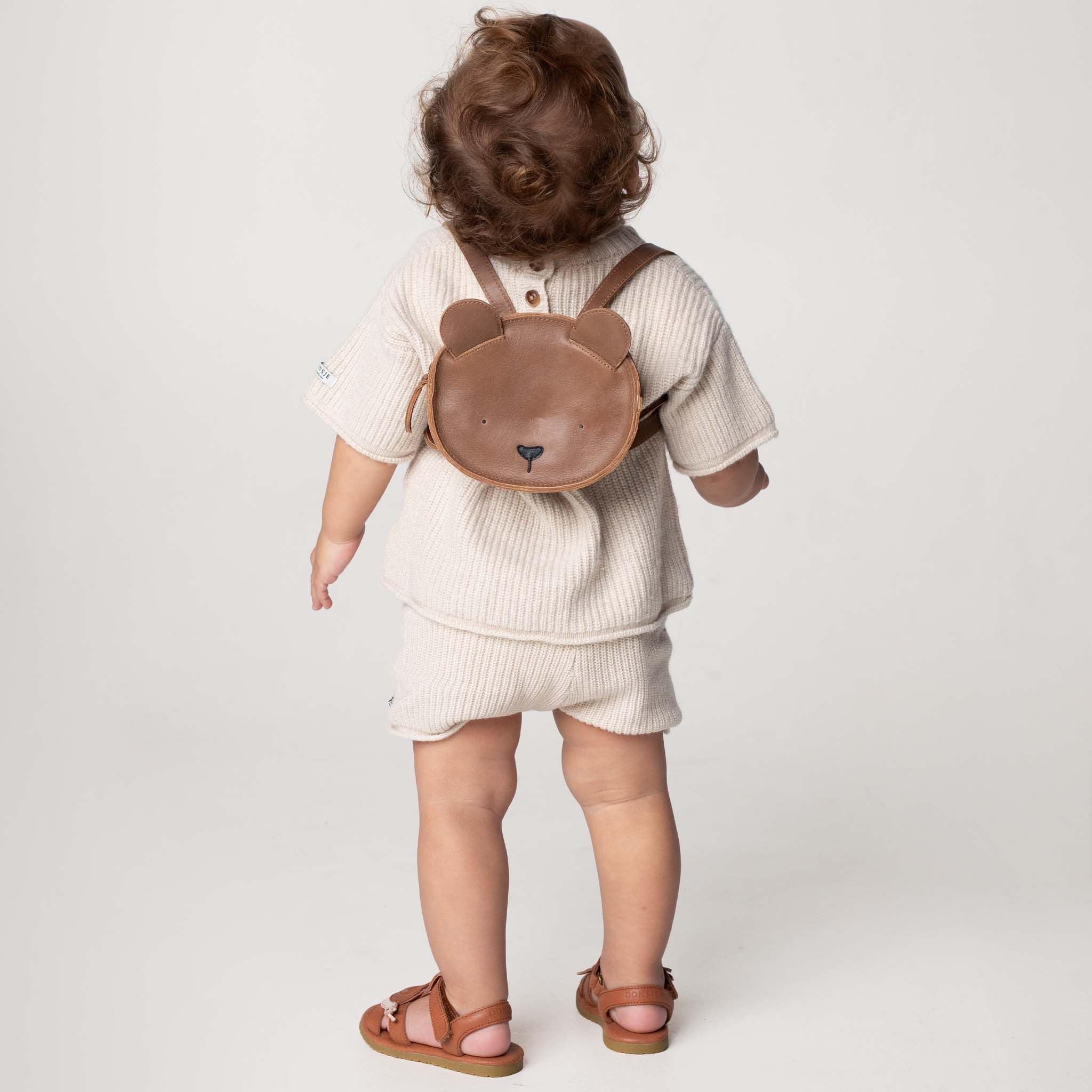 Rucksack Kapi Classic Bear Cognac Classic Leather