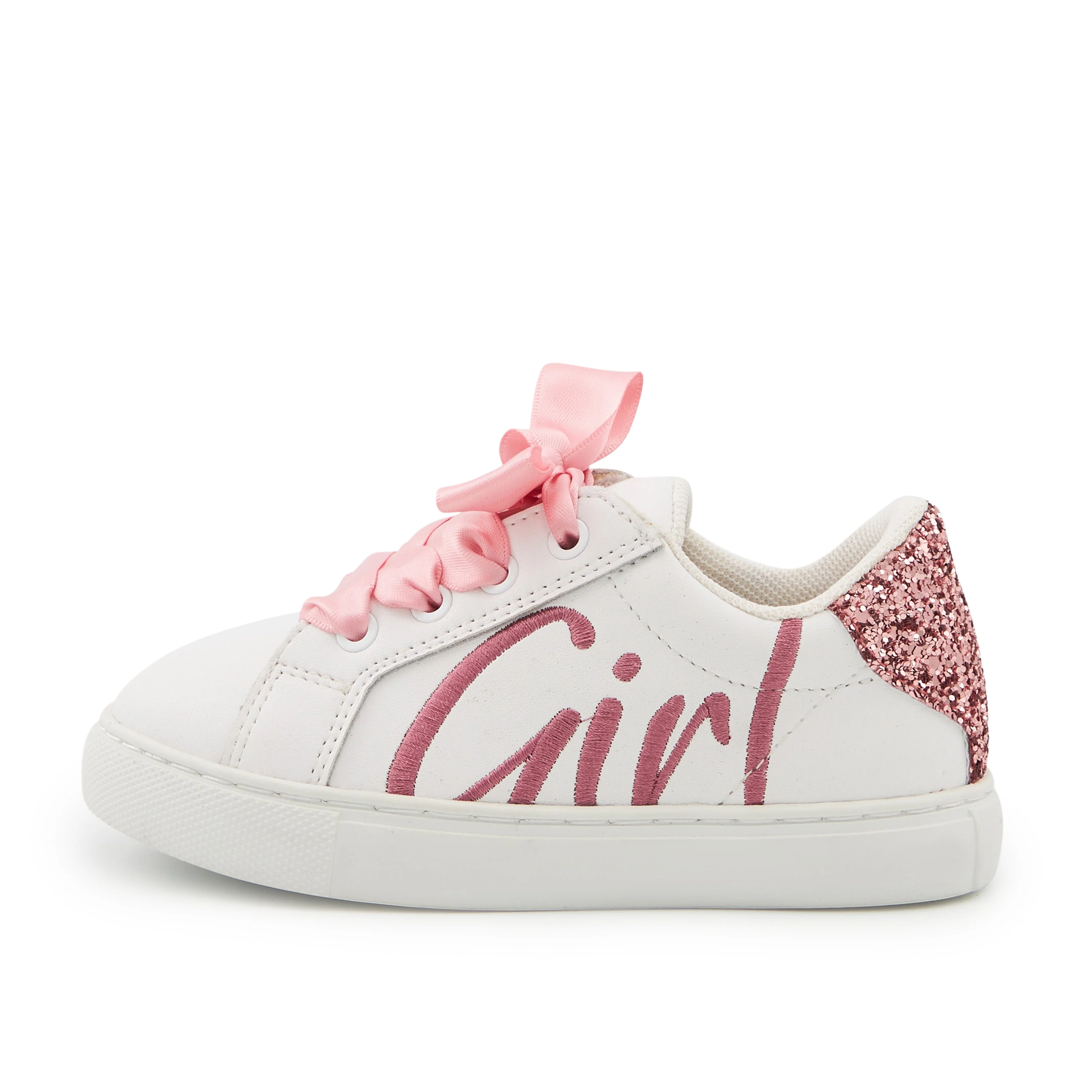 MINI SIMONE FLOWER GIRL - Sneakers en cuir | Blanc