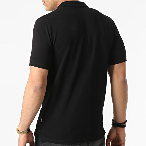 Polo Manches Courtes Basic Noir