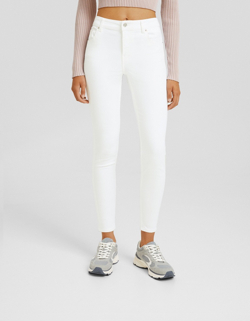 calça jeans skinny push-up
