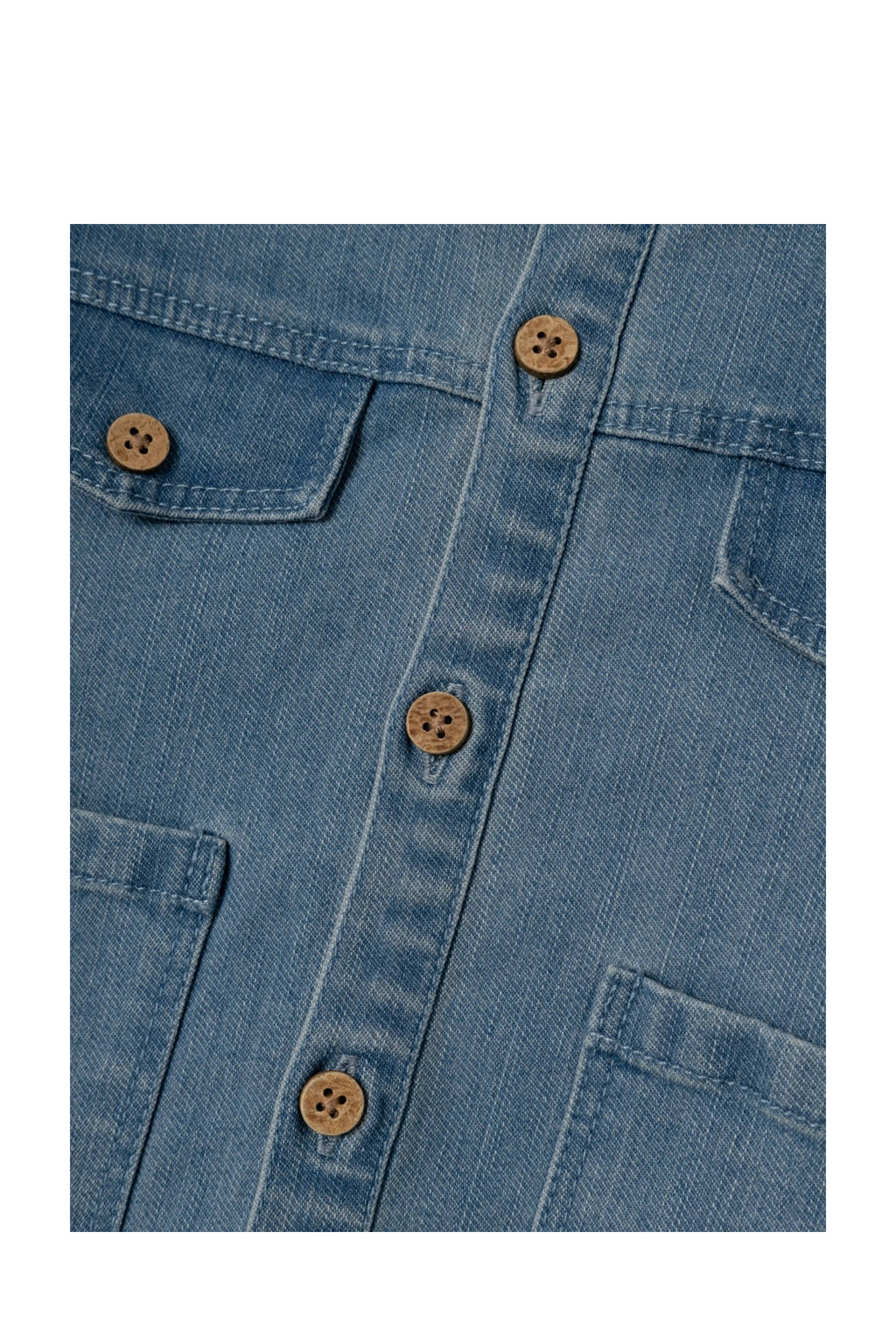 LIL' ATELIER overshirt Medium Blue Denim