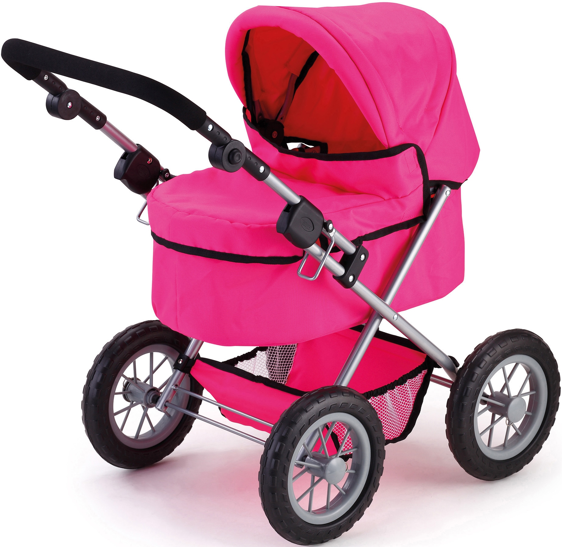 Bayer Puppenwagen »Trendy, pink« mit Wickeltasche