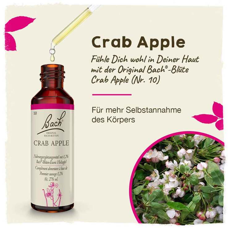 Bachblüten Nr. 10 Crab Apple Tropfen, 20 ml