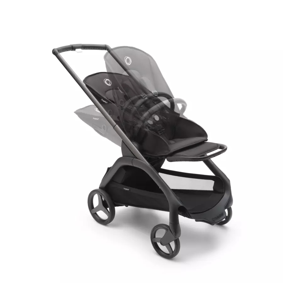 bugaboo Kinderwagen Dragonfly Complete Black Midnight Black