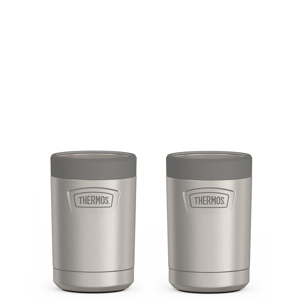 2x12oz ICON™ CAN INSULATOR - MATTE STAINLESS STEEL
