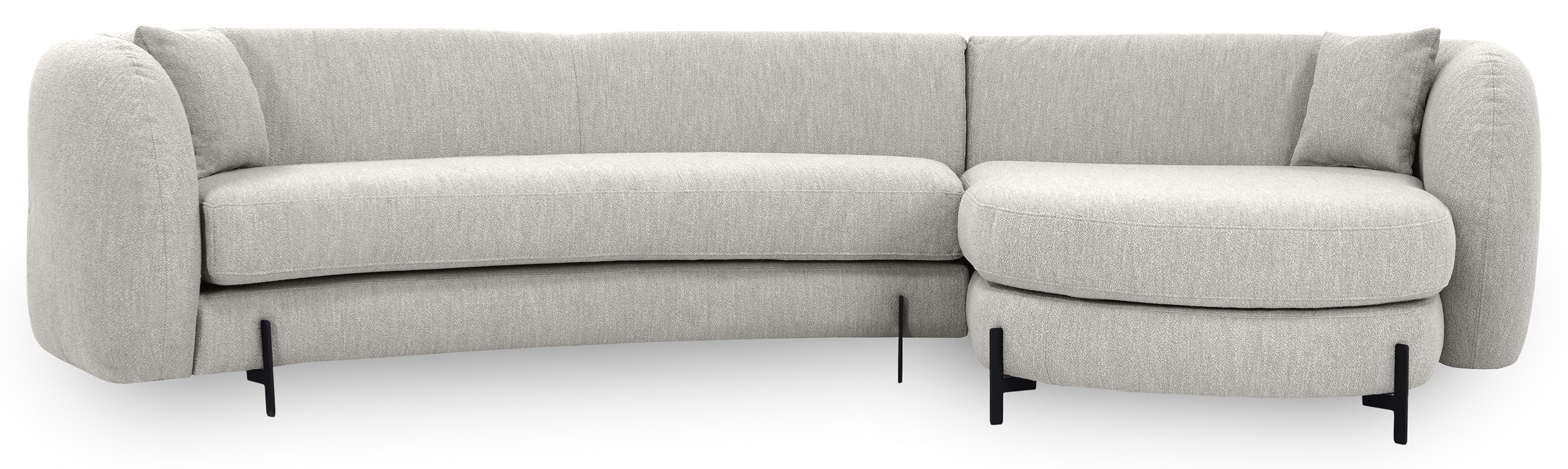 Loungebank stof Sino 102 (3+L) Esmee B340 x D180 x H82 cm