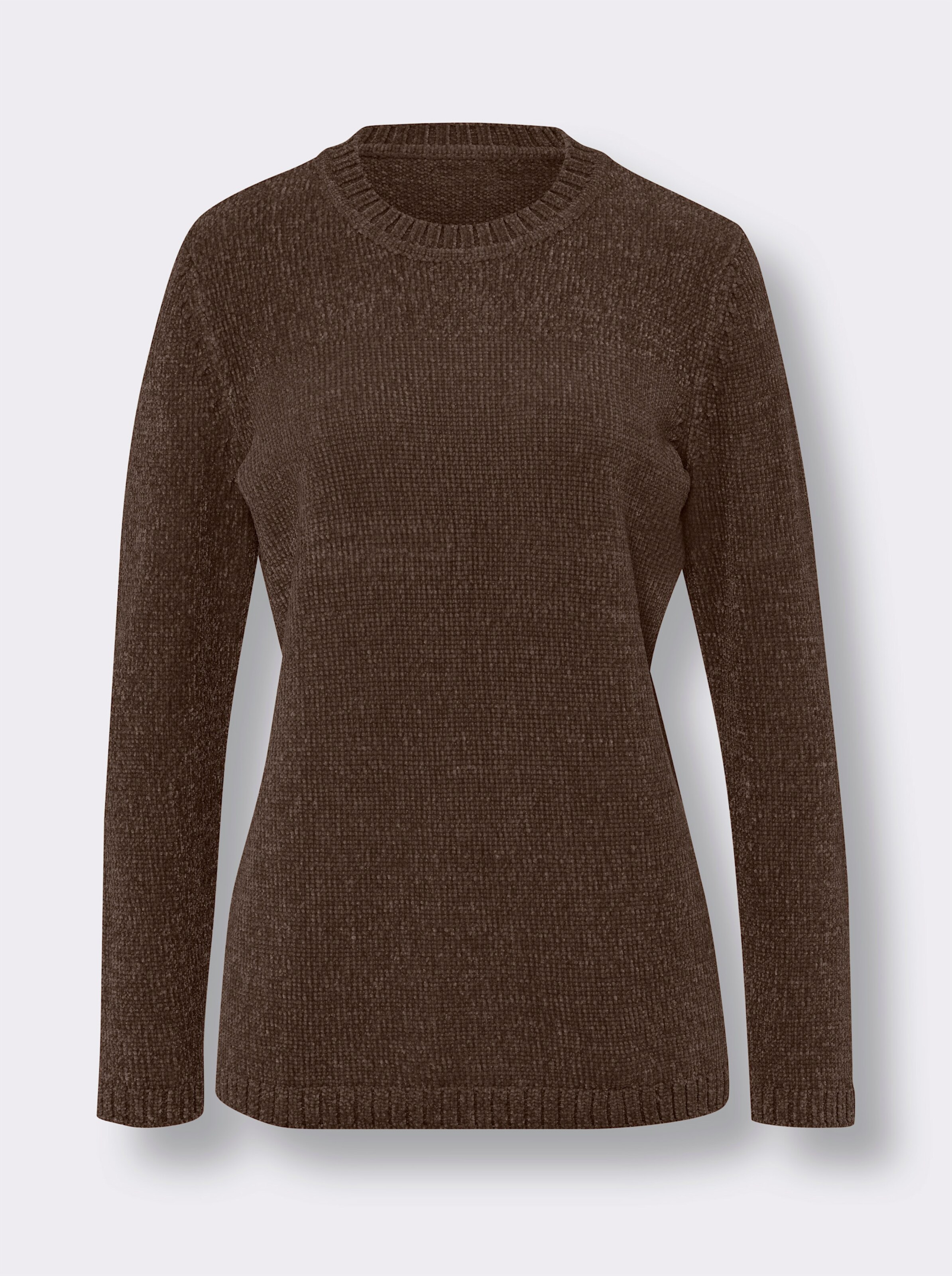 Langarm-Pullover in Chenille-Qualität