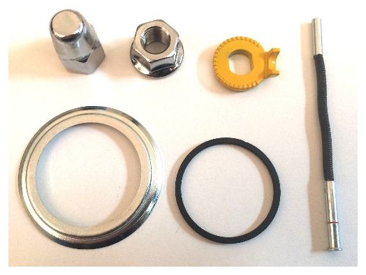 KIT ACCESSOIRE POUR MOYEU SHIMANO NEXUS 3V SM-3C41 (ECROUS ET TIGE DE POUSSEE)