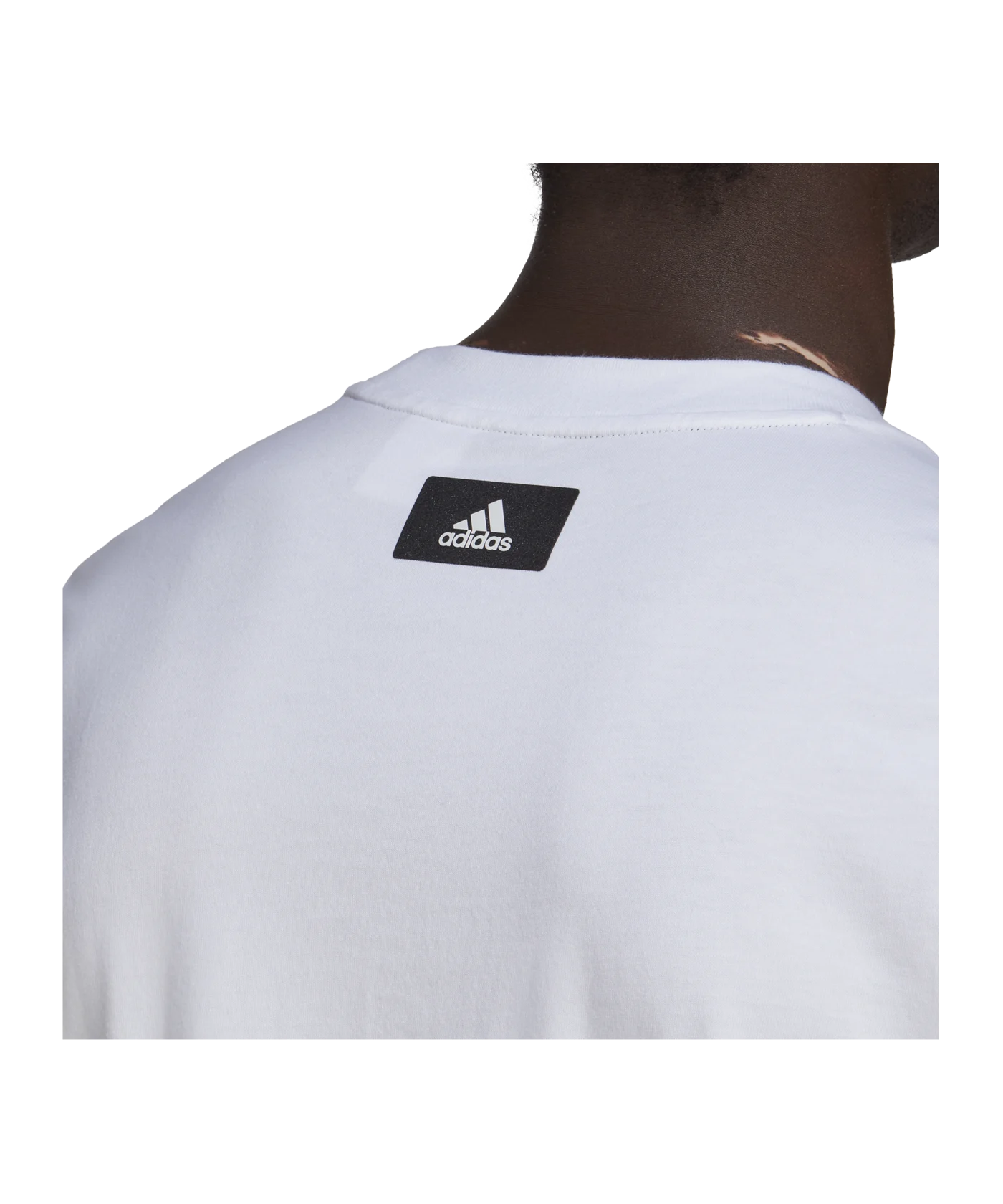 adidas Three Bar Future Icons T-Shirt Weiss