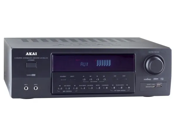 Akai AS110RA-320, 30 W, 5.1 kanaler, Surround, 0,1%, 650 mV, 80 dB