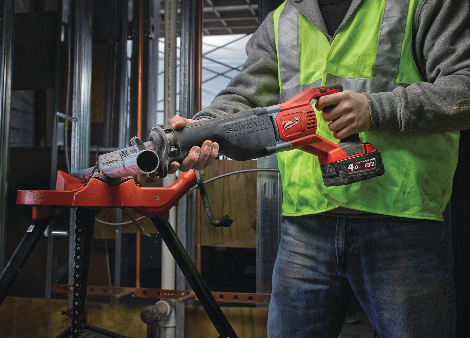 Milwaukee M18 BSX-0 Accu reciprozaag SAWZALL™ 18V Basic Body - 4933447275