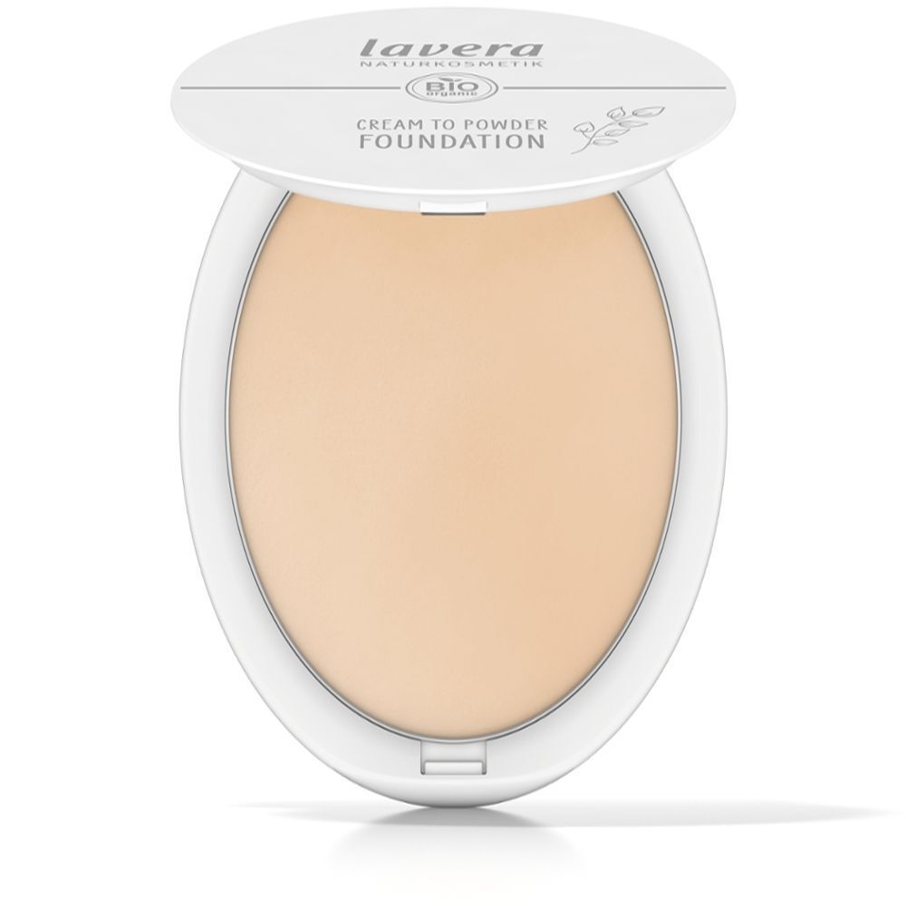lavera CREAM TO POWDER FOUNDATION Light 01