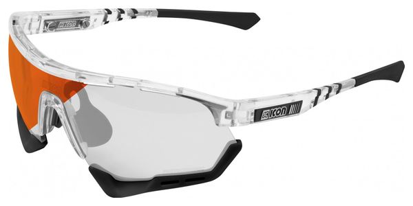Scicon Sports Aerotech Regular Photochromic Lunettes De Soleil De Performance Sportive (Miroir Rouge Photochromique Scnxt/Briller)