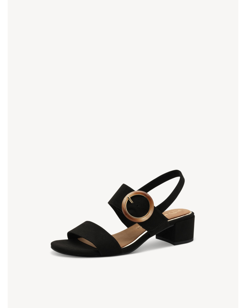 Marco Tozzi - dame sandal - sort
