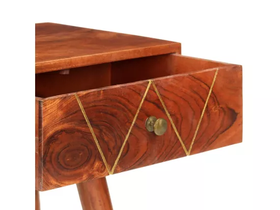 Table console 90x35x76 cm Bois d'acacia massif
