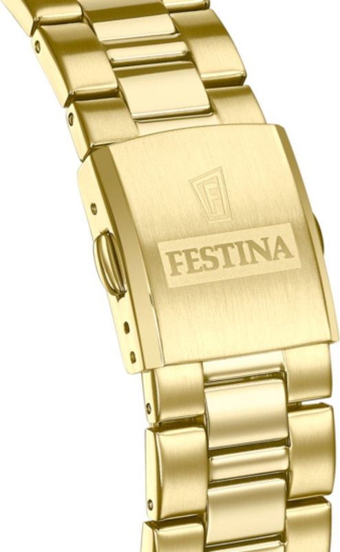 Festina - Klassik - Horloge - Goud - Analoog - 40 mm