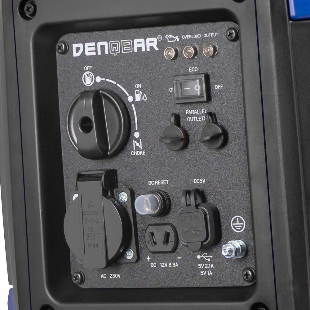 BUNDLE: 2 X 2.0 KW INVERTER POWER GENERATOR DQ-2000 + CABLE FOR PARALLEL CONNECTION