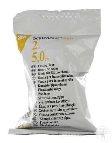 3M Scotchcast Plus Bande De Résine Blanc 5cm x 3,6m Pièce 1 (82002W)