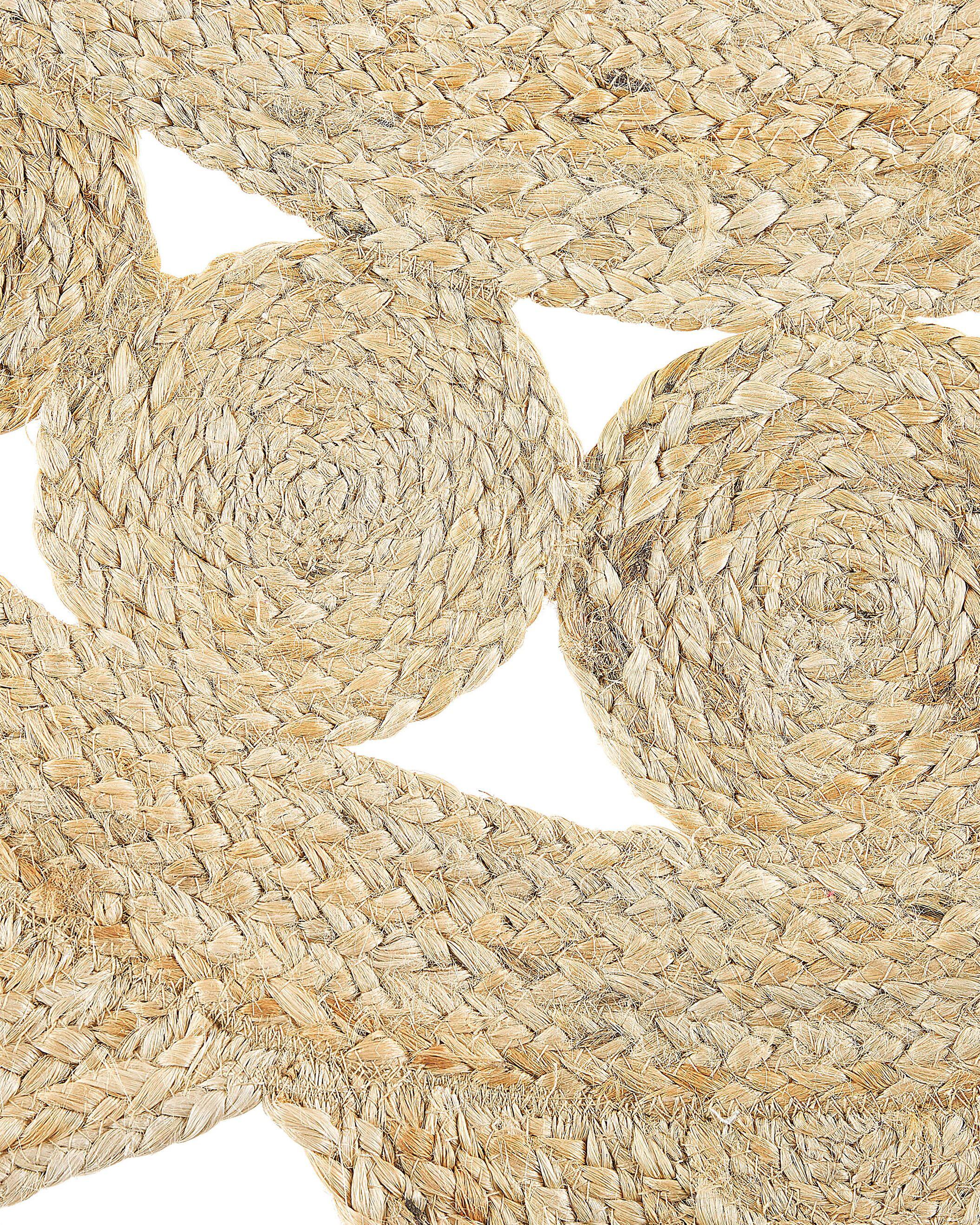 Vloerkleed ARABAN Beige ø 120 cm Jute