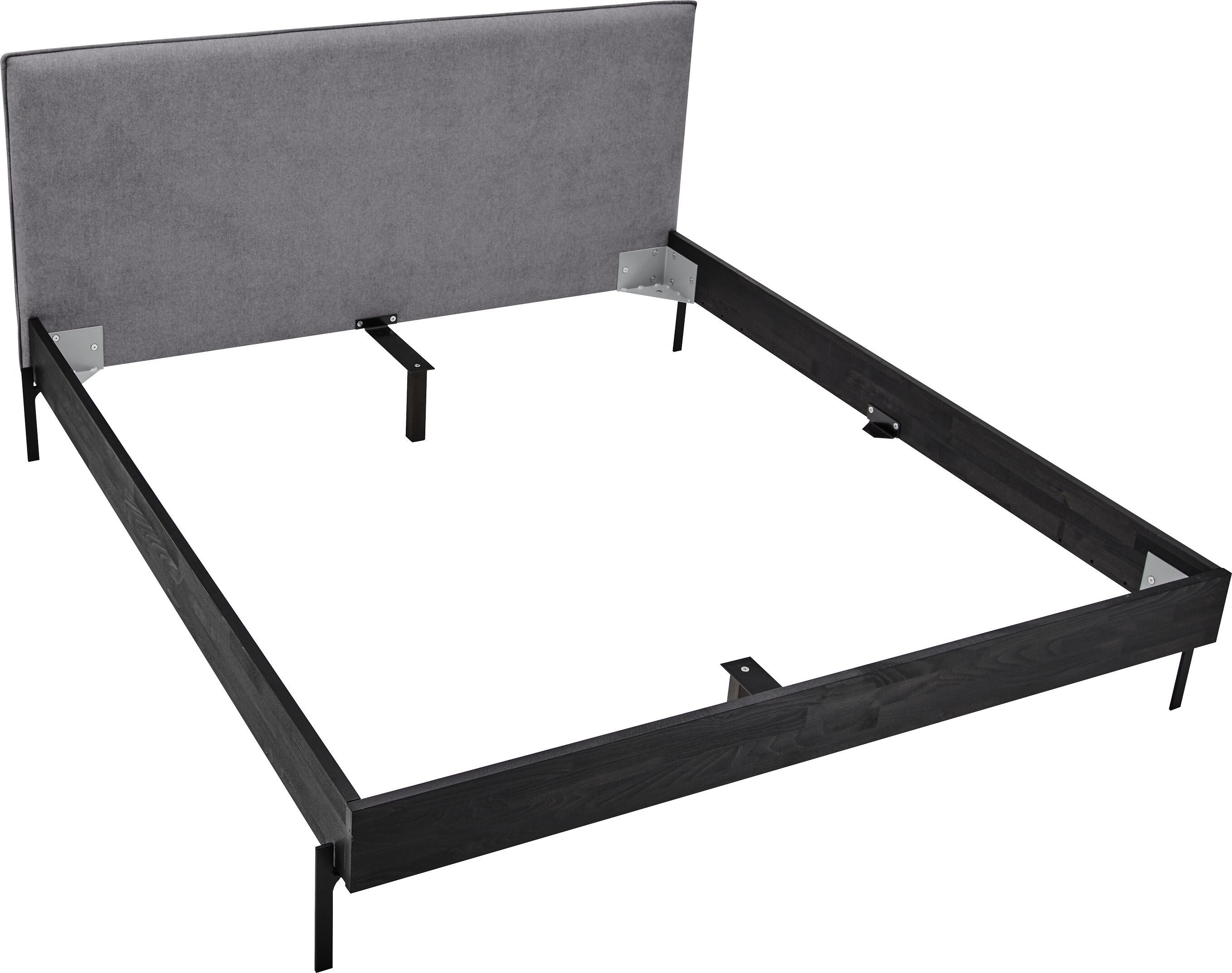 CARA Bett - Buche schwarz / B: 160.0 cm x T: 200.0 cm