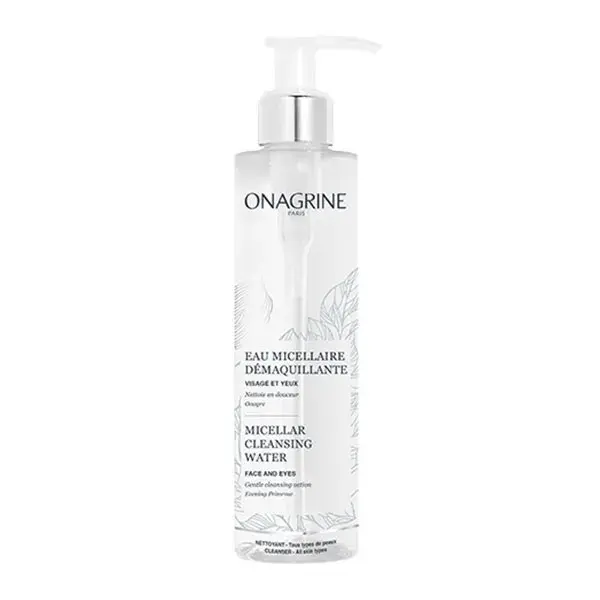 Água Micelar de Limpeza Onagrine para Rosto e Olhos 200ml