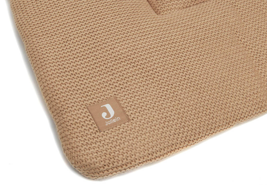 reversible boxkleed 80x100cm Basic Knit Biscuit
