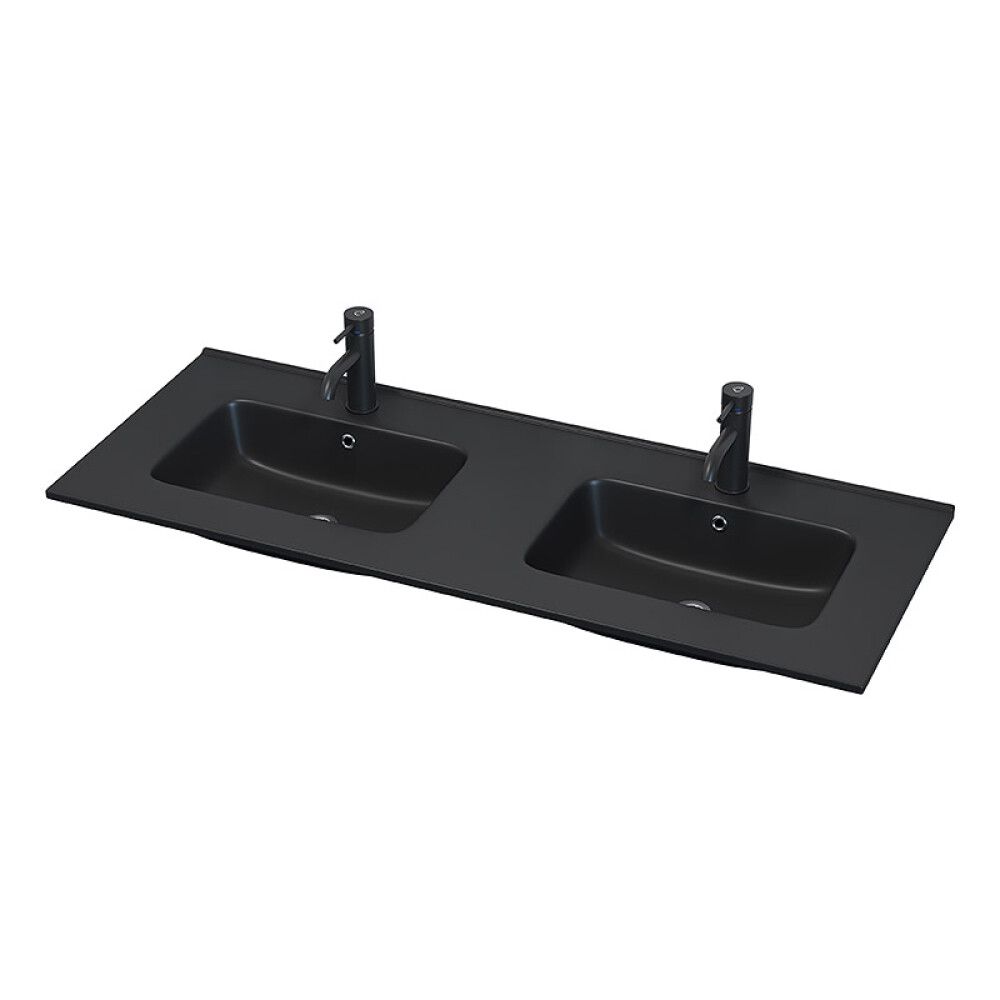 BADEROMSMØBEL CAMARGUE SKÄRGÅRD DOBBEL SVART 120CM