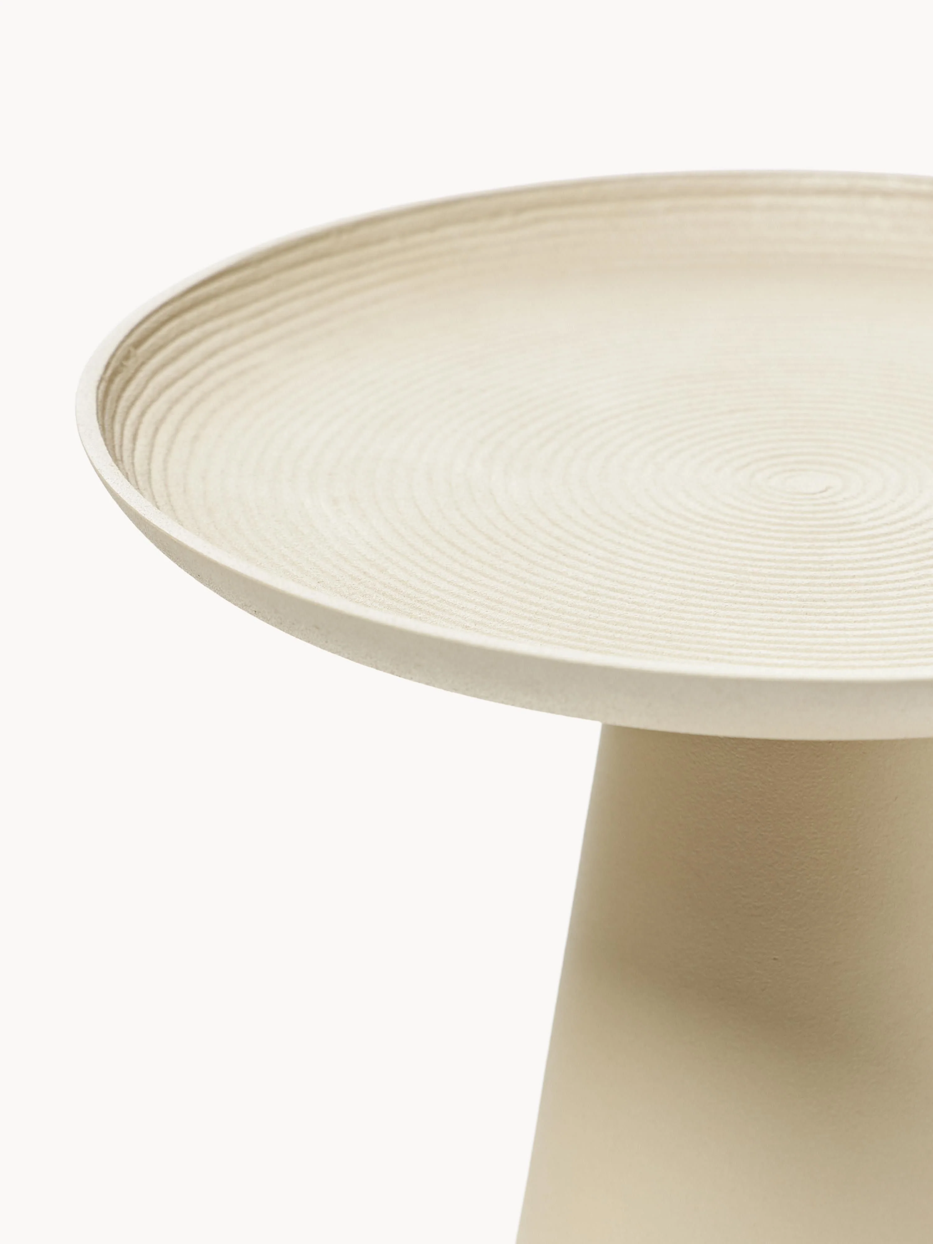 Ronde bijzettafel Ringar van metaal