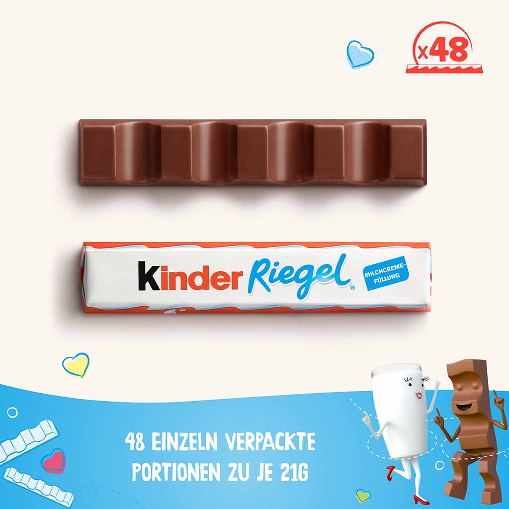 Kinder Riegel 48er Party Pack 1008g MHD:13.5.25