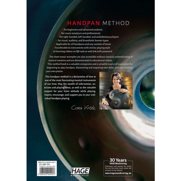Hage Musikverlag Handpan - Learning by Playing