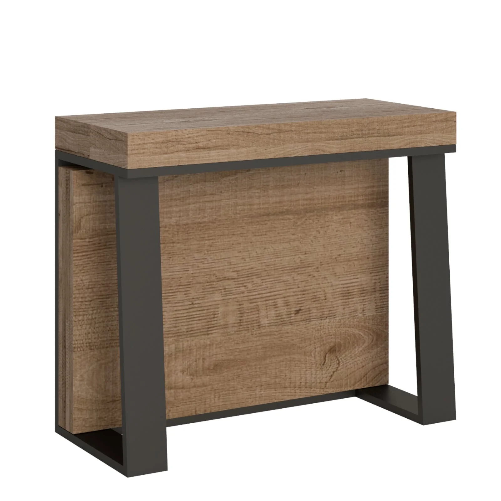 Table console extensible en bois 