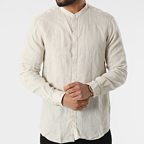 Chemise A Manches Longues 7632 Beige