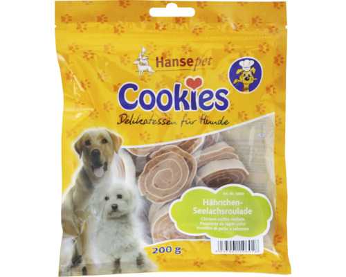 Hondenkoekjes, kip-koolvisrollade, 200 g
