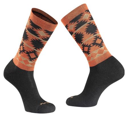 Chaussettes Northwave Core Marron/Noir