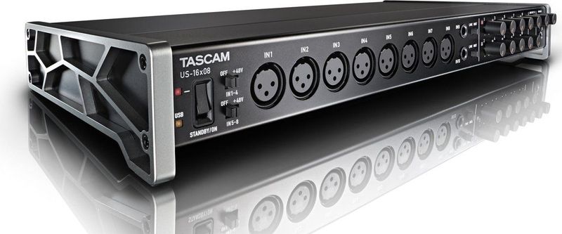 Tascam - US-16x08 - Audio-interface - 24-bits - 96 kHz - USB 2.0