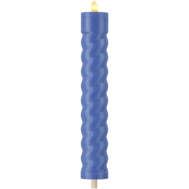 Blokker solar tuinfakkel - blauw