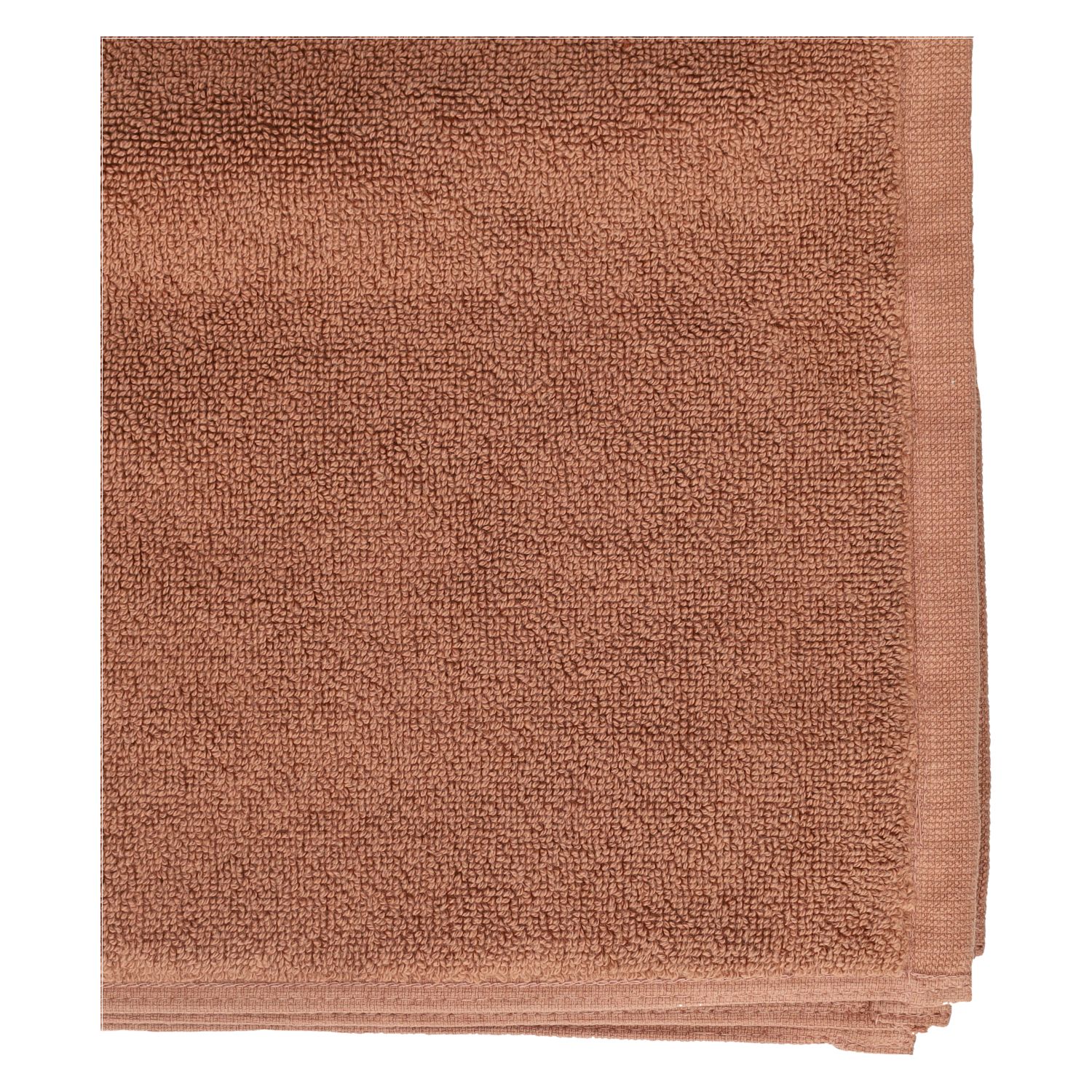 Badmat, recycled katoen, terraroze, 50 x 80 cm