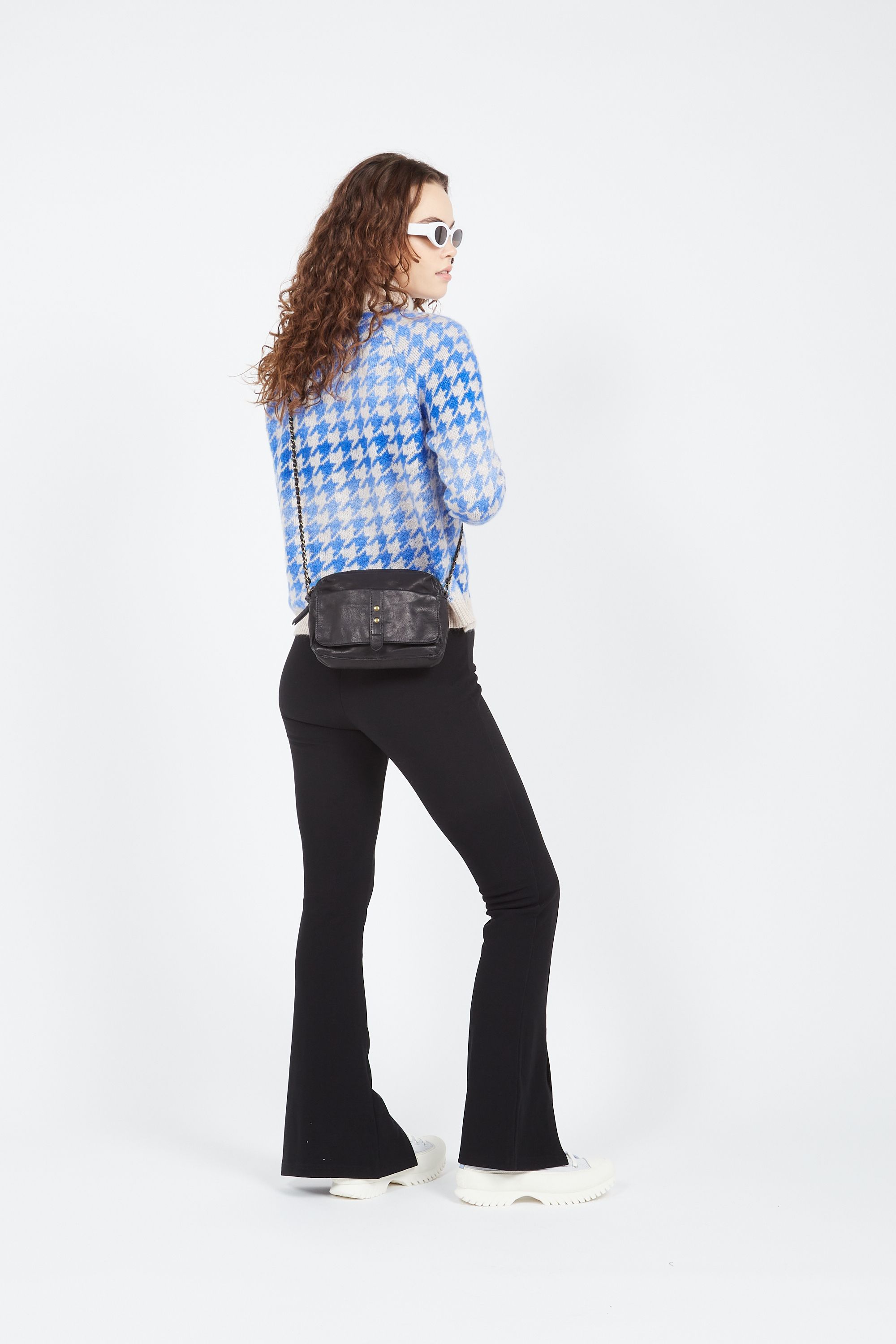 PIECES Sac bandoulière PCJANNI LEATHER CROSS BODY FC Noir