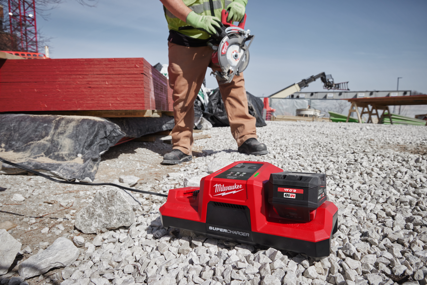 Milwaukee M18 DBSC 18V Li-ion accu duolader
