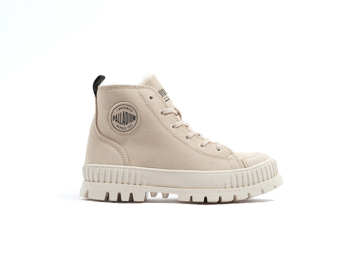 PALLADIUM<br>Botas de couro forradas Pallashock Zip Warm
