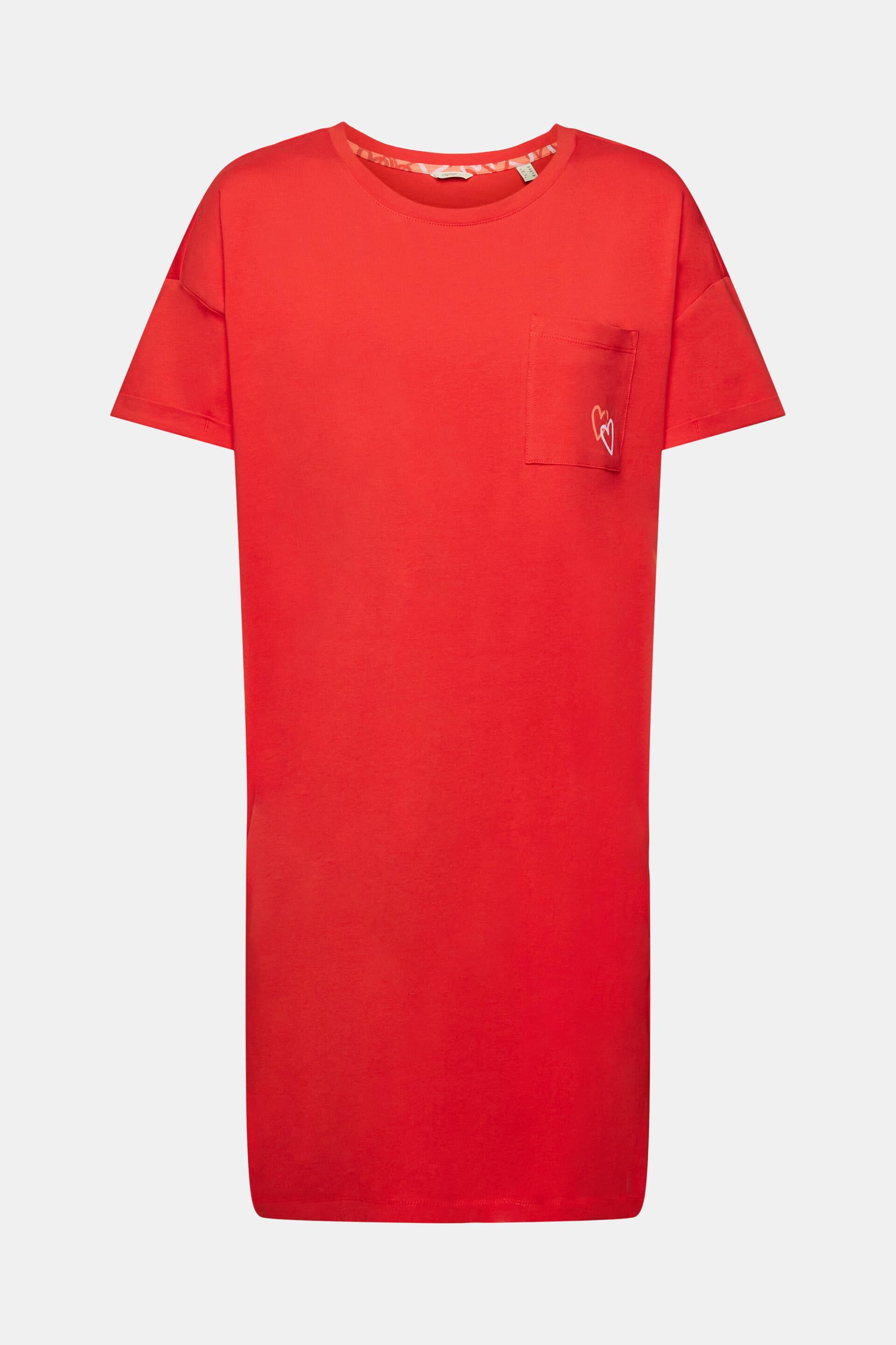Chemise de nuit munie d’une poche-poitrine