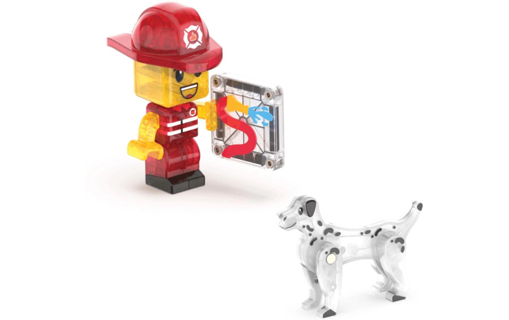 Fire Station 50 TeileBau-Set mit 50 magnetischen Teilen